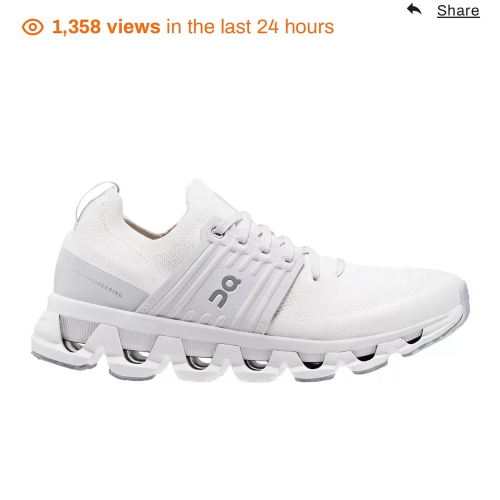 On Running Cloudswift White Sneakers